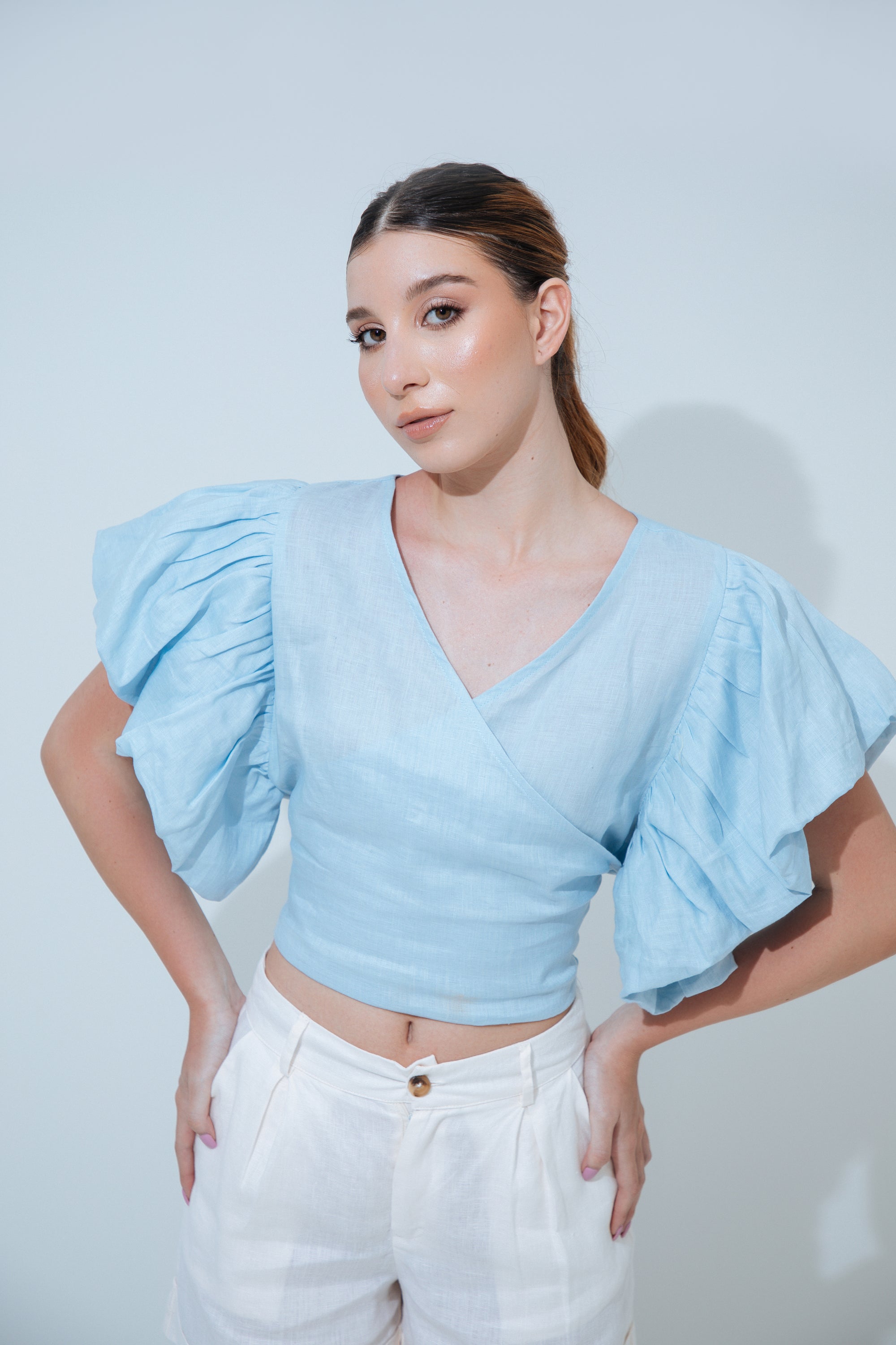 Blueberry Crop Top