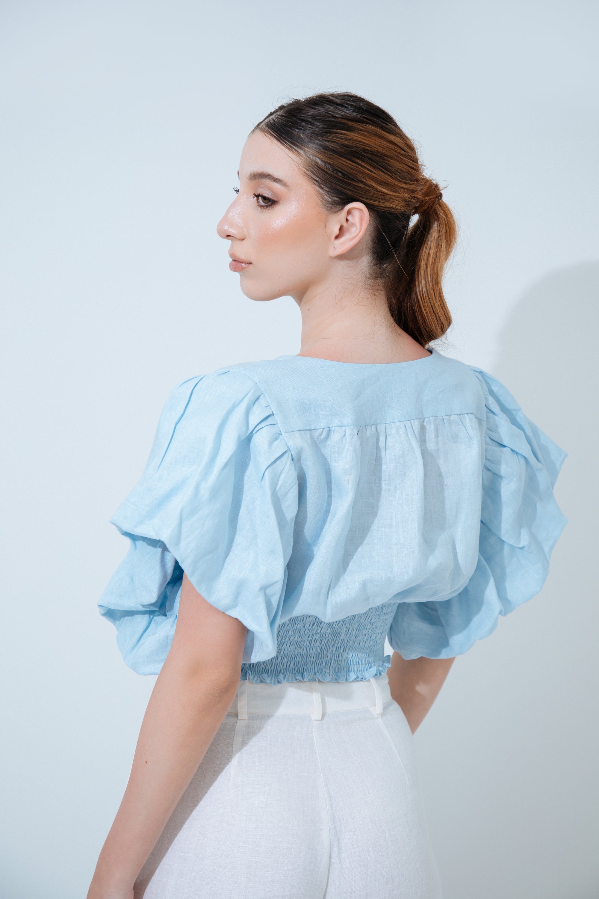 Blueberry Crop Top
