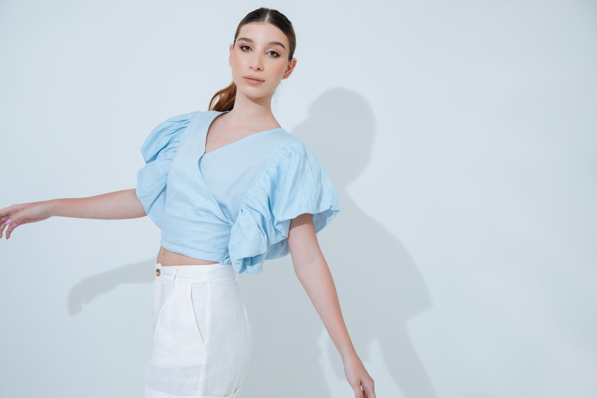 Blueberry Crop Top