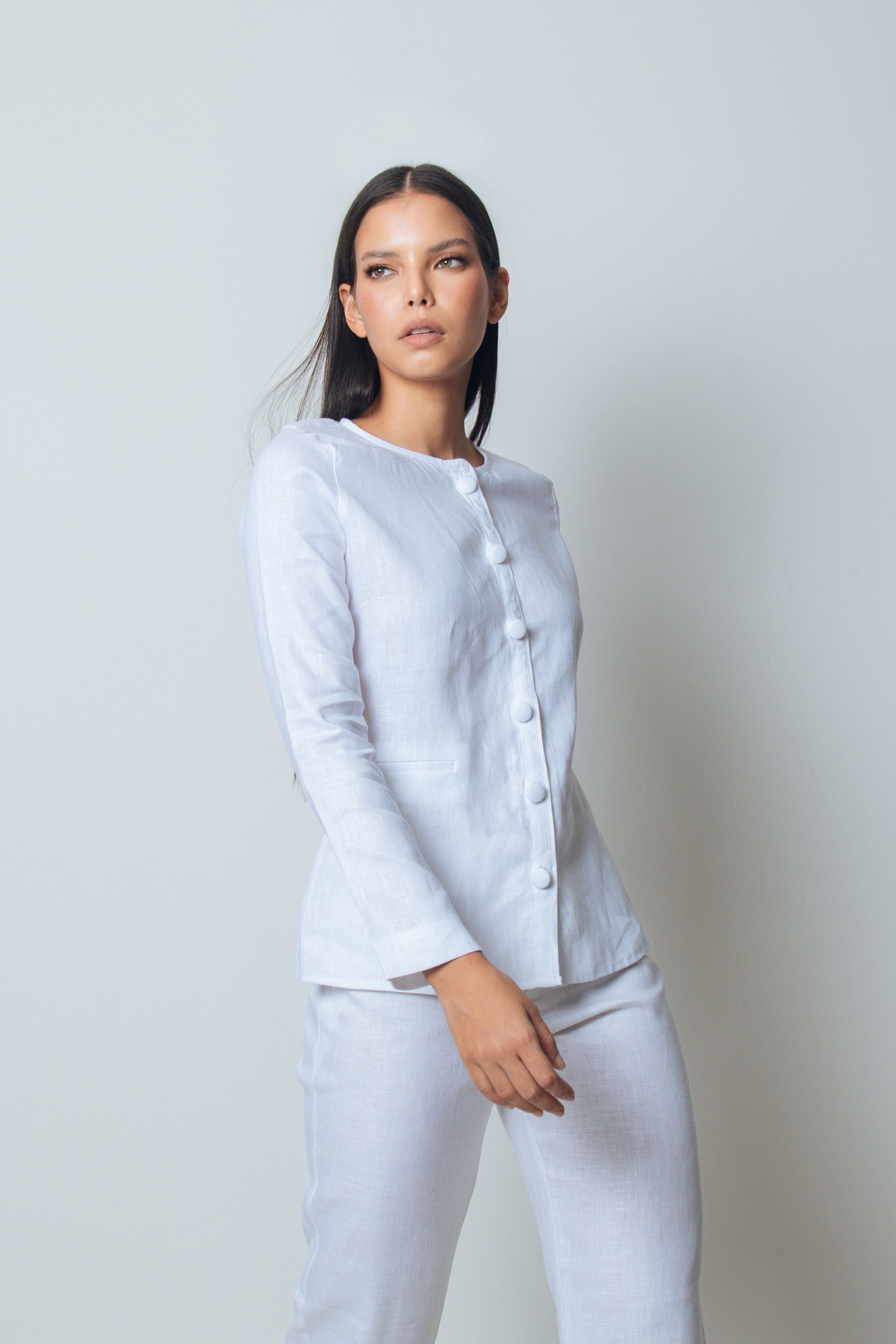 LIGHT BLUE BLOUSE